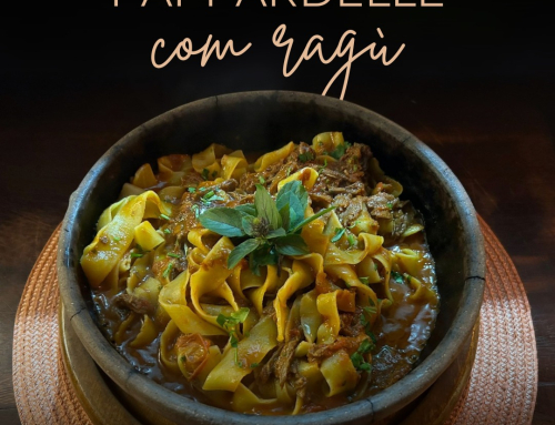 Um clássico da culinária italiana que conquista paladares: Pappardelle com Ragù 🍝✨